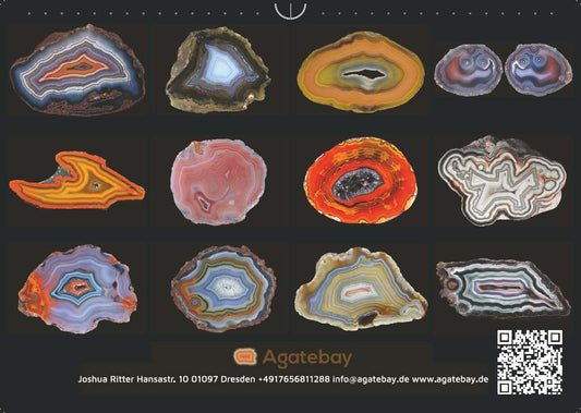 Agate Calendar 2025