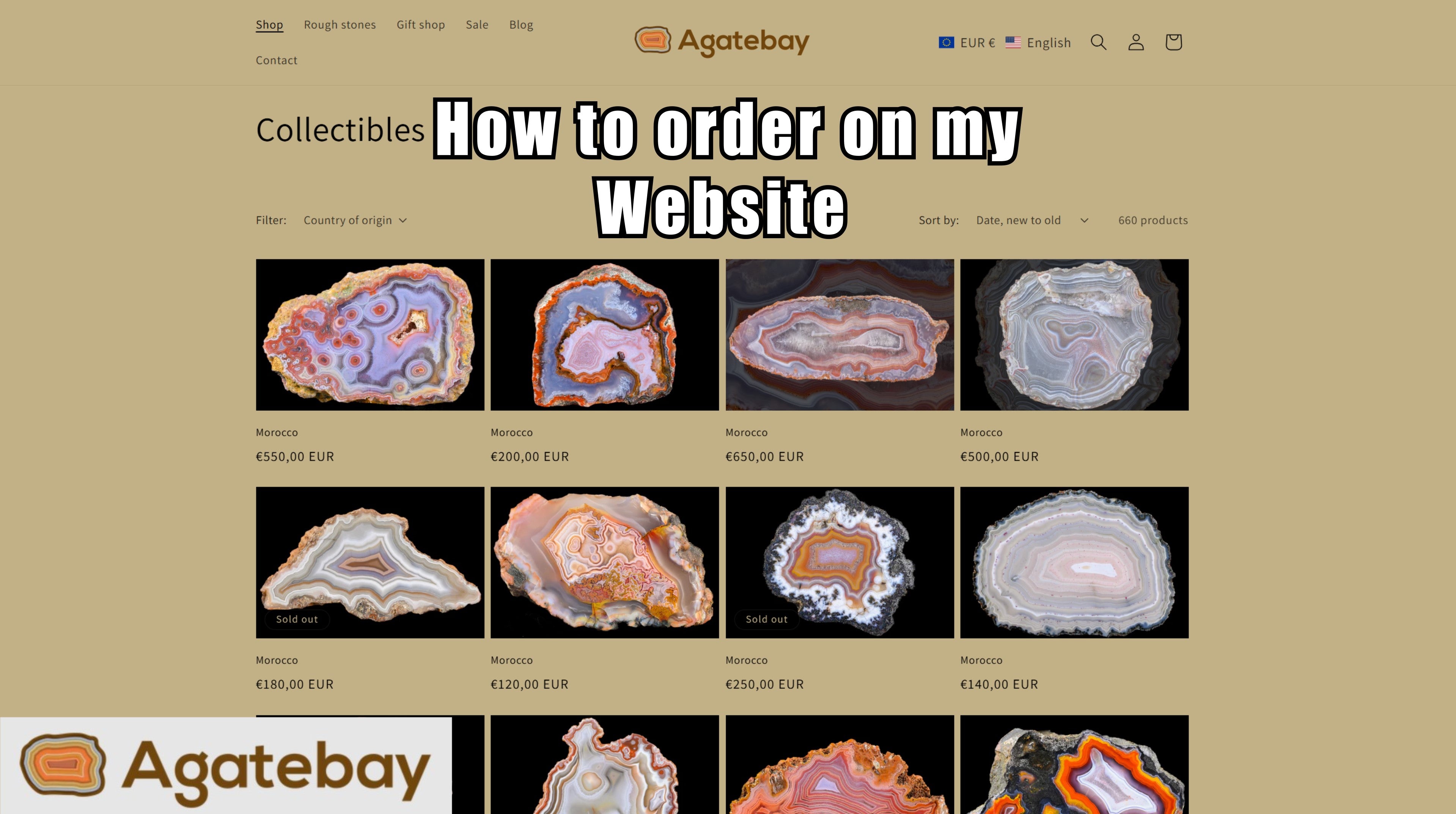 Video laden: How to order on AGATEBAY